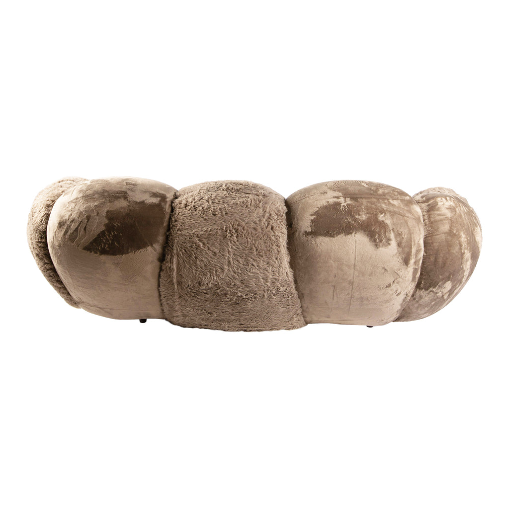 livinglovely.nl - Curvae Sofa Lush Taupe PTMD - Bank - PTMD - livinglovely.nl