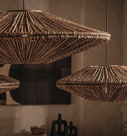 livinglovely.nl - Cymbal Hanglamp Abaca Ø60x21cm dBodhi - Hanglamp - dBodhi - livinglovely.nl