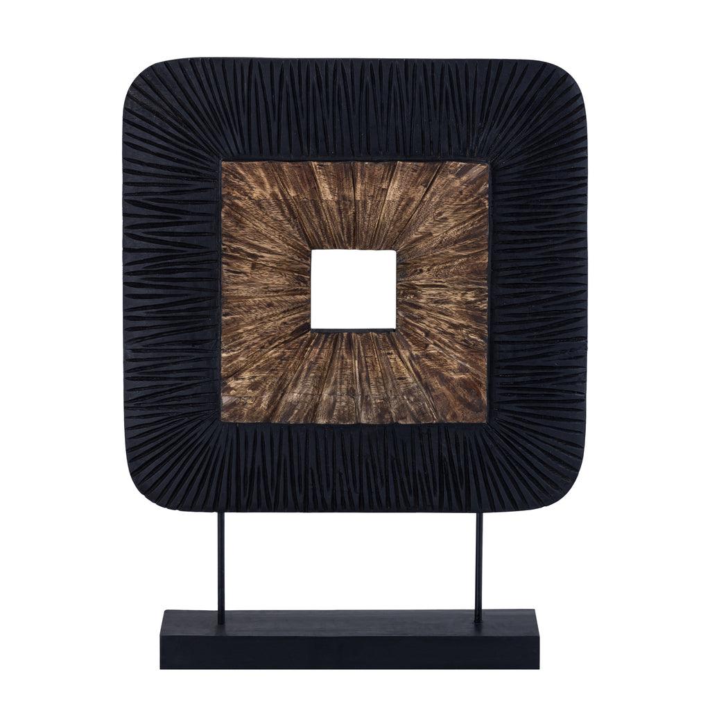 livinglovely.nl - Das Brown mango wood rectangle statue M PTMD - Ornament - PTMD - livinglovely.nl