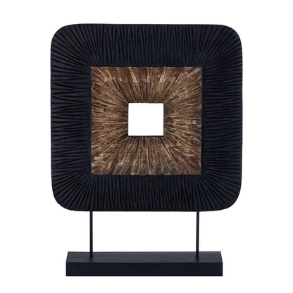 livinglovely.nl - Das Brown mango wood rectangle statue M PTMD - Ornament - PTMD - livinglovely.nl