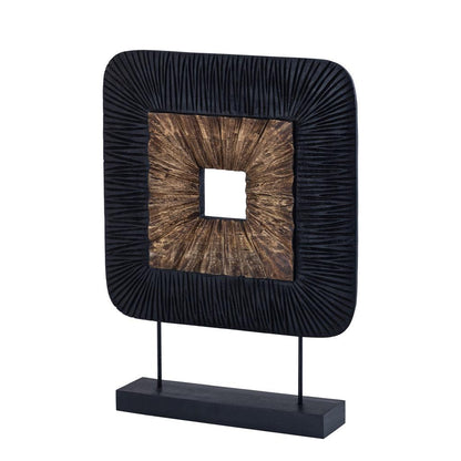 livinglovely.nl - Das Brown mango wood rectangle statue M PTMD - Ornament - PTMD - livinglovely.nl