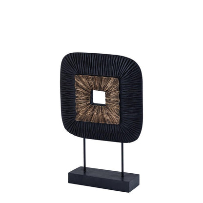 livinglovely.nl - Das Brown mango wood rectangle statue S PTMD - Ornament - PTMD - livinglovely.nl