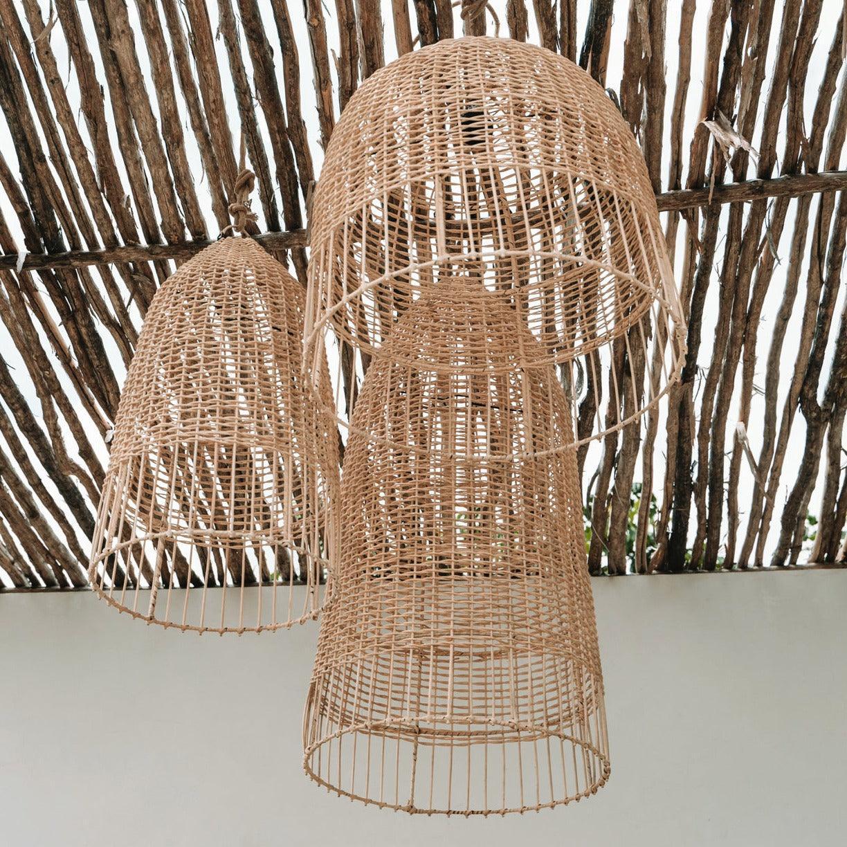 livinglovely.nl - De Amalfi Hanglamp - Naturel - M - Hanglamp - Bazar Bizar - livinglovely.nl