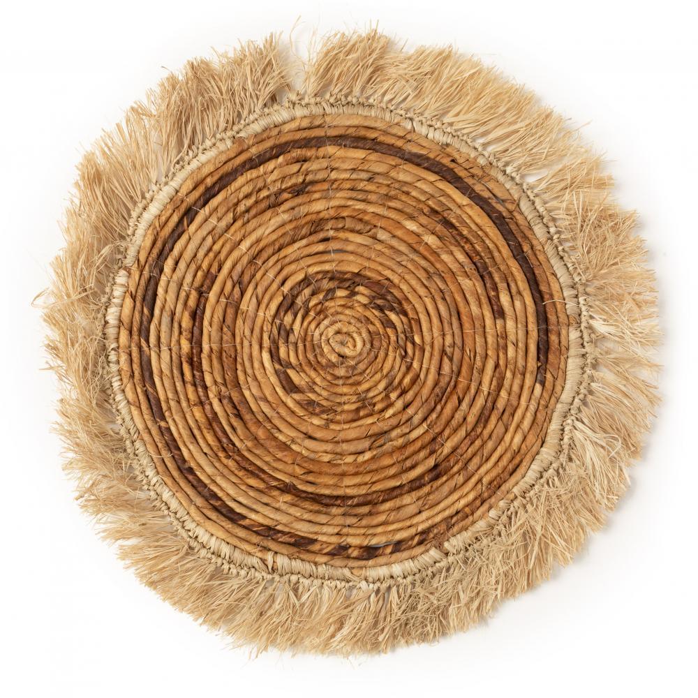 livinglovely.nl - De Banana Raffia Placemat - Naturel - Placemat - Bazar Bizar - livinglovely.nl