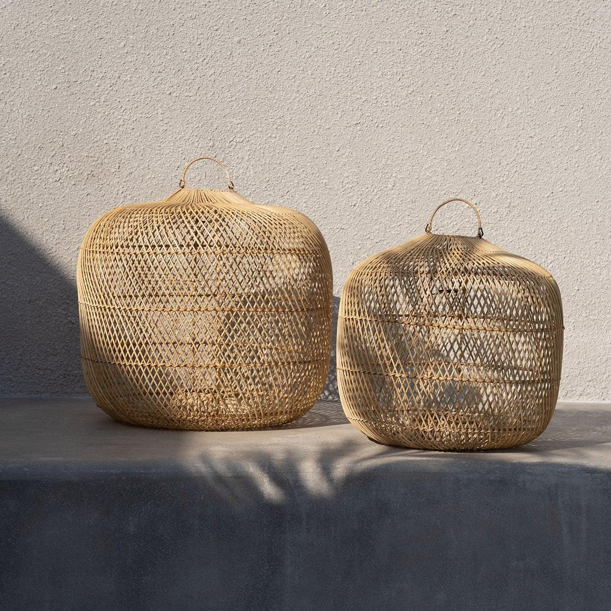 livinglovely.nl - De Batu Bolong Hanglamp - Naturel - Large - Hanglamp - Bazar Bizar - livinglovely.nl