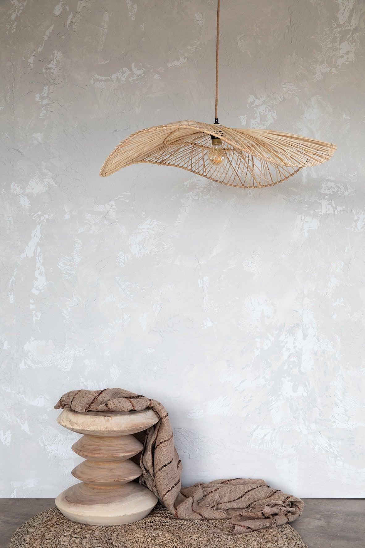 livinglovely.nl - De Chapeau Hanglamp - Naturel - Large - Hanglamp - Bazar Bizar - livinglovely.nl