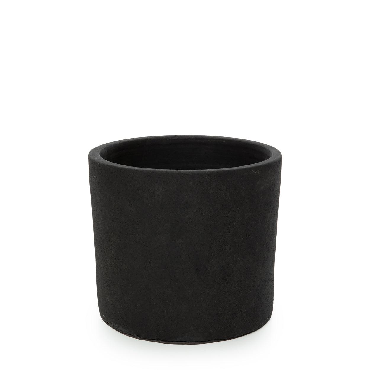 livinglovely.nl - De Charcoal Hoge Plantenbak - Zwart - Small - Pot - Bazar Bizar - livinglovely.nl