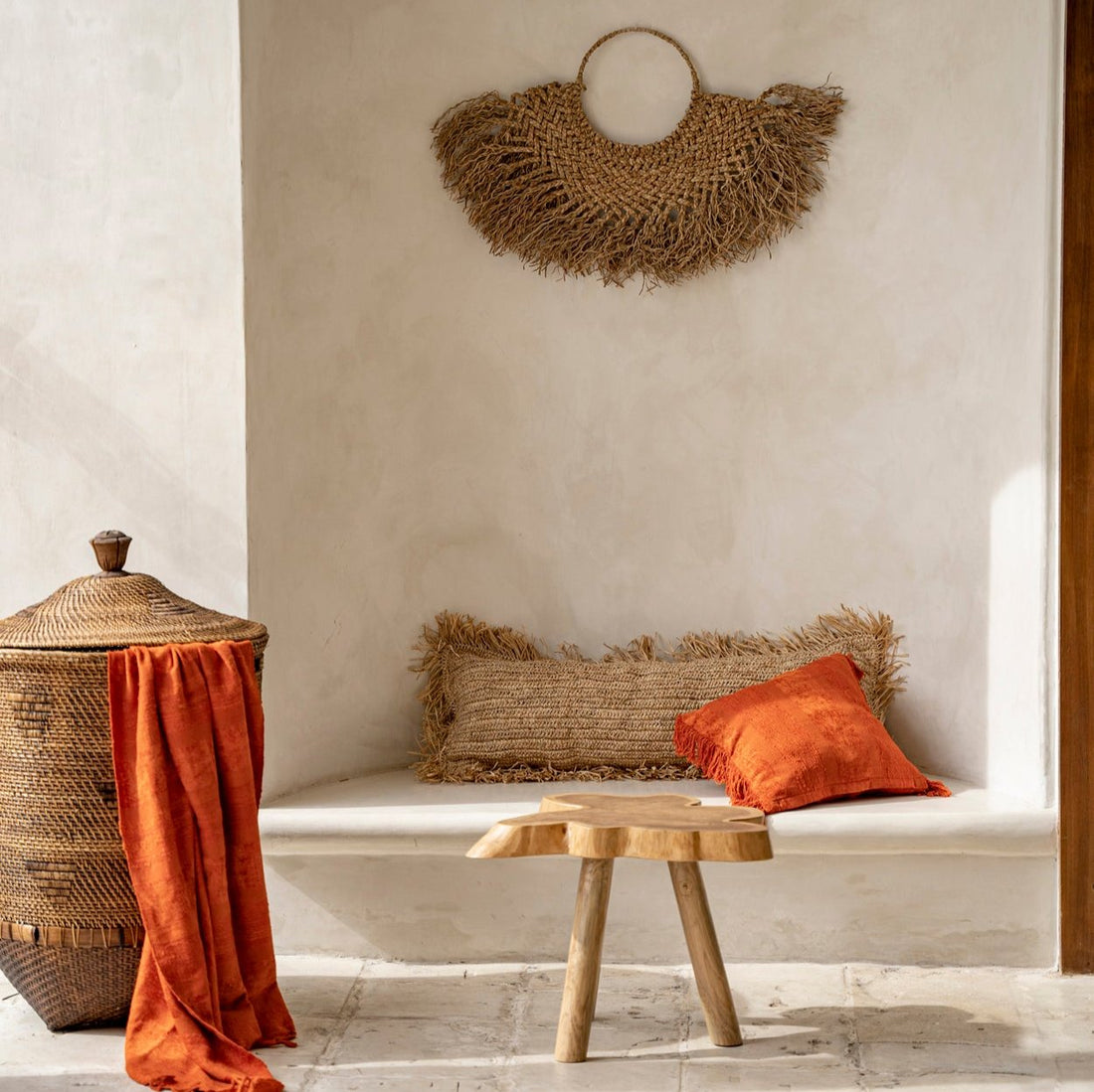 livinglovely.nl - De Colonial Wasmand Naturel Bruin XL - Wasmand - Bazar Bizar - livinglovely.nl