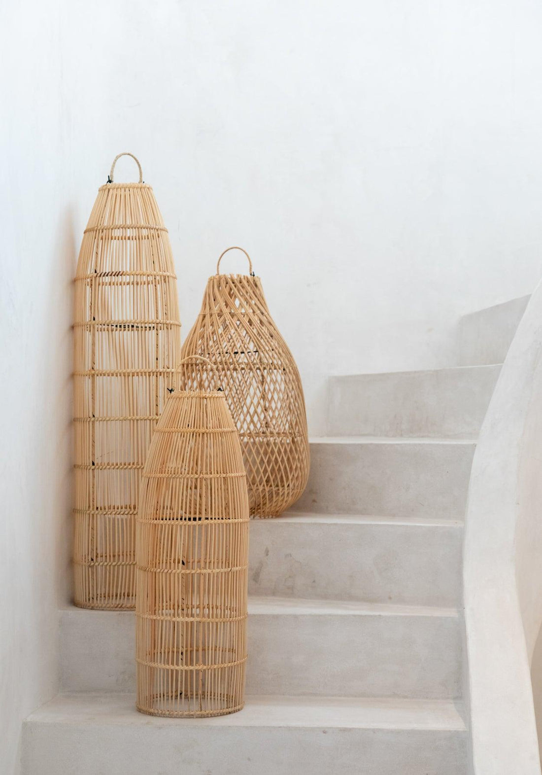 livinglovely.nl - De Fish Trap Hanglamp - Naturel - Large - Hanglamp - Bazar Bizar - livinglovely.nl