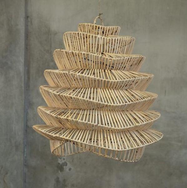 livinglovely.nl - De Good Vibes Hanglamp - Naturel - M - Hanglamp - Bazar Bizar - livinglovely.nl