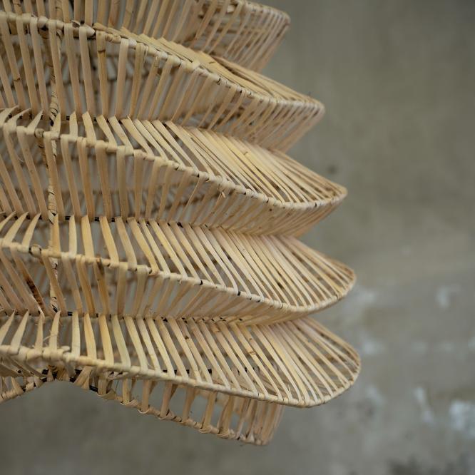 livinglovely.nl - De Good Vibes Hanglamp - Naturel - M - Hanglamp - Bazar Bizar - livinglovely.nl