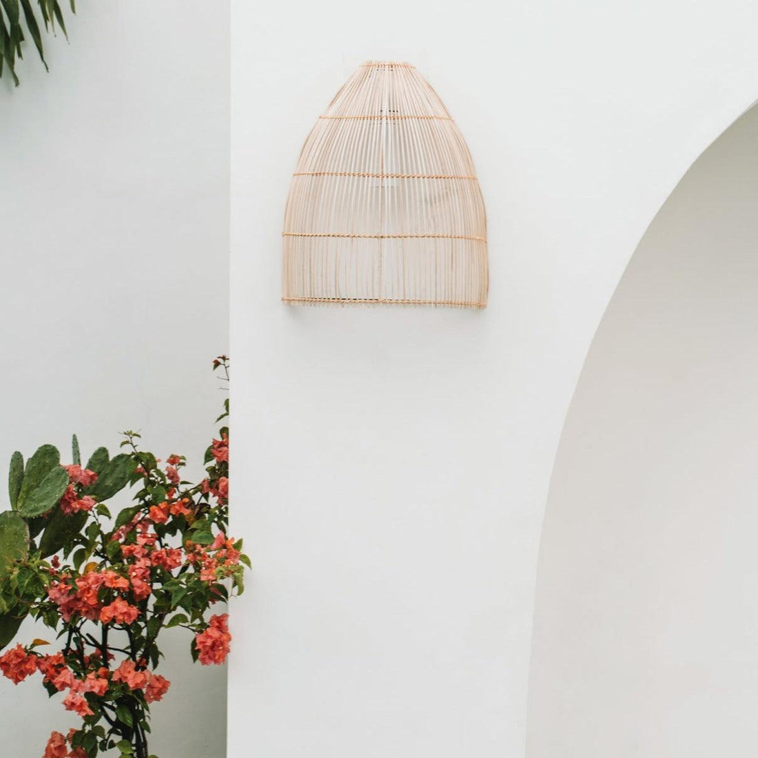 livinglovely.nl - De Lalo Applique Muurlamp - Naturel - L - Wandlamp - Bazar Bizar - livinglovely.nl