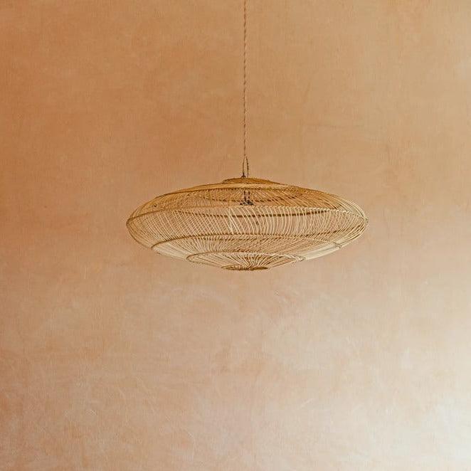 livinglovely.nl - De Macaron Hanglamp - Naturel - L - Hanglamp - Bazar Bizar - livinglovely.nl