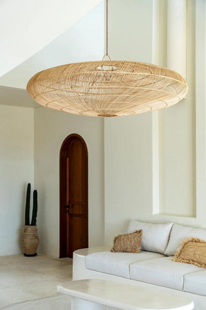 livinglovely.nl - De Macaron Hanglamp - Naturel - XL - Hanglamp - Bazar Bizar - livinglovely.nl