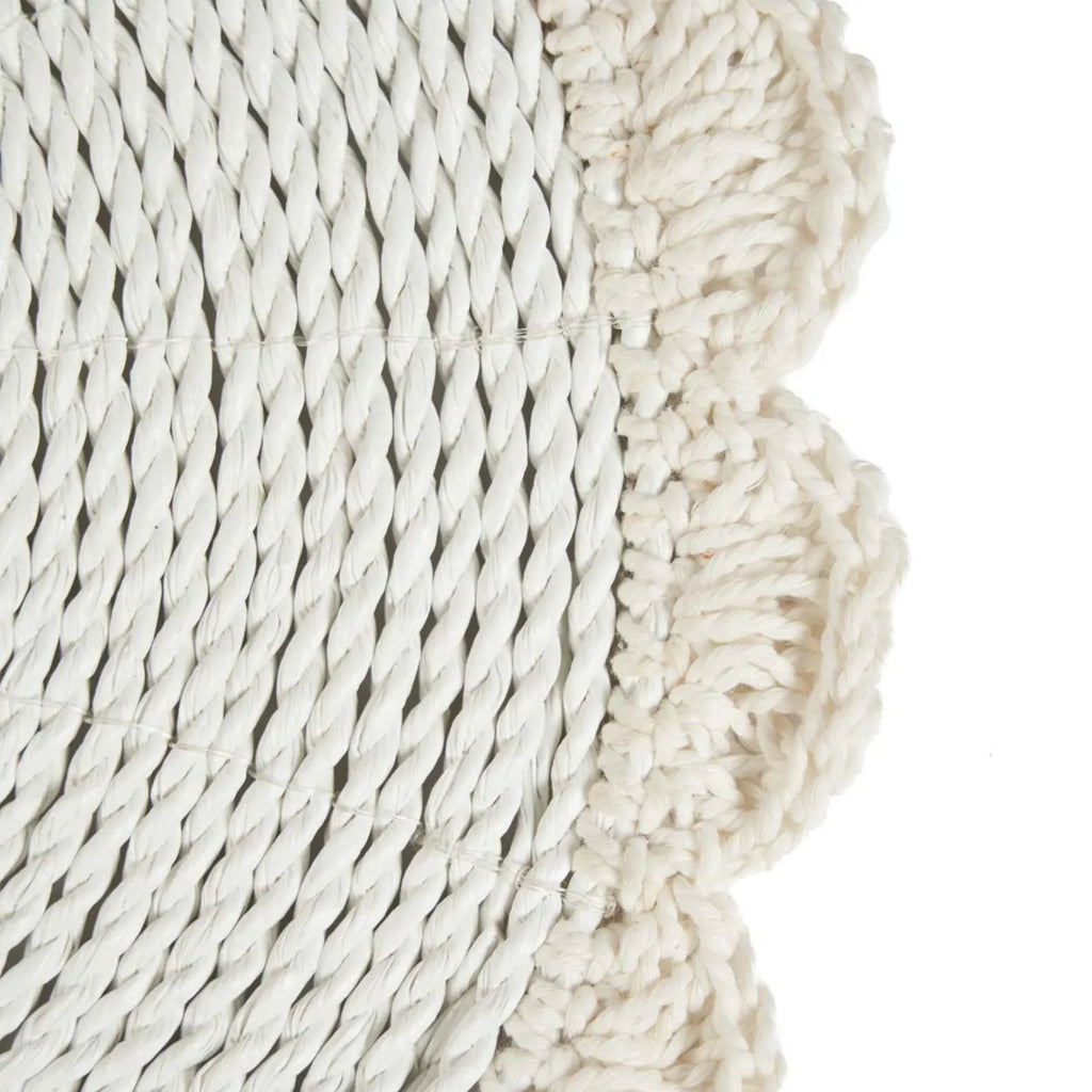 livinglovely.nl - De Macrame Marriage Placemat - Naturel - Placemat - Bazar Bizar - livinglovely.nl