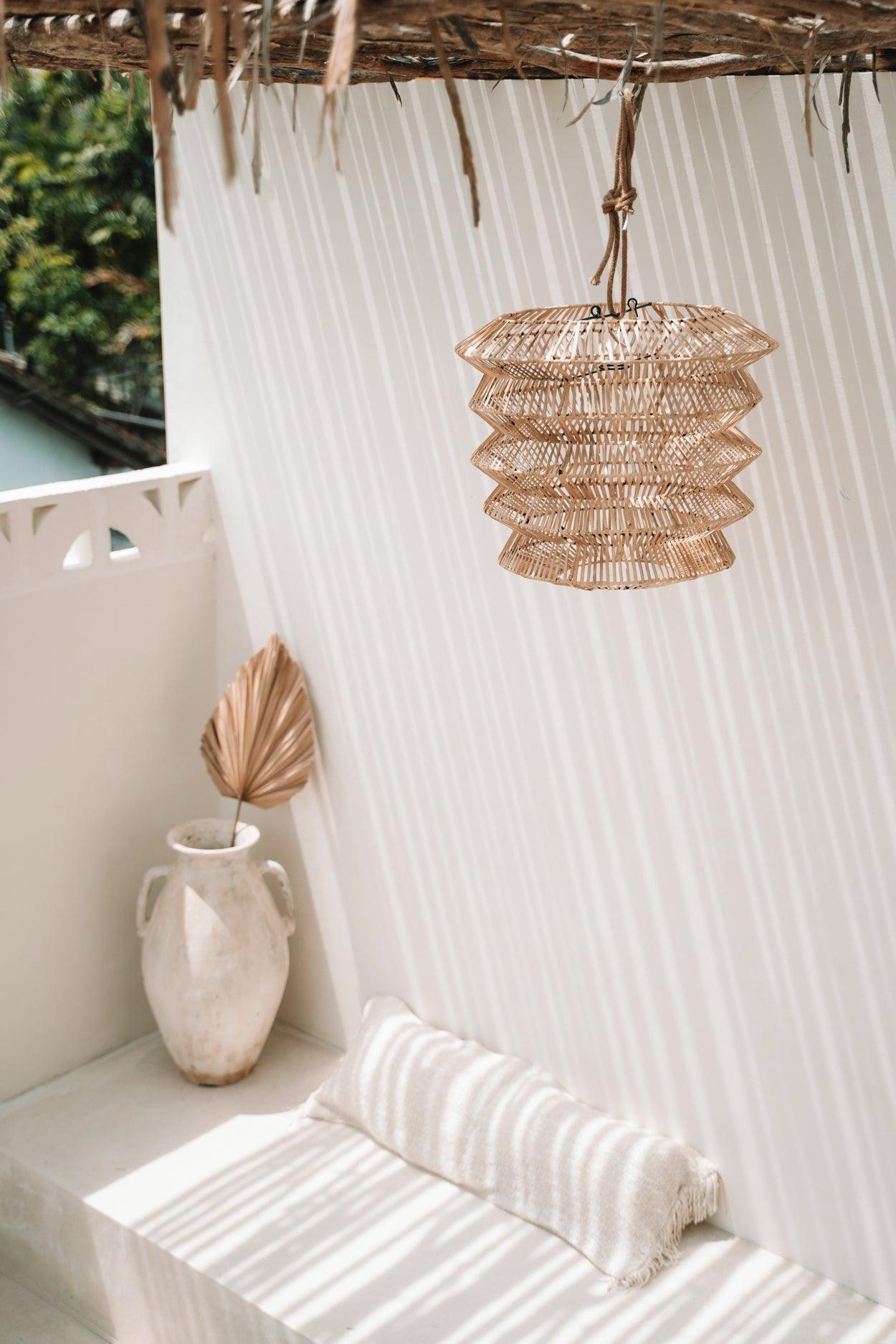 livinglovely.nl - De Mad Moiselle Hanglamp - Naturel - M - Hanglamp - Bazar Bizar - livinglovely.nl