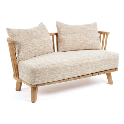 livinglovely.nl - De Malawi Tweezitter - Naturel Beige - Bank - Bazar Bizar - livinglovely.nl