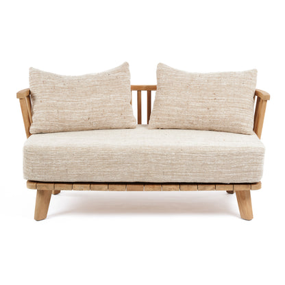 livinglovely.nl - De Malawi Tweezitter - Naturel Beige - Bank - Bazar Bizar - livinglovely.nl