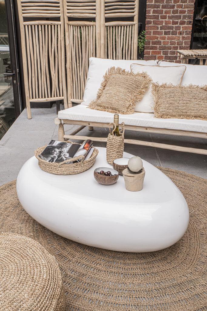 livinglovely.nl - De Raffia Mand - Naturel - L - Mand - Bazar Bizar - livinglovely.nl