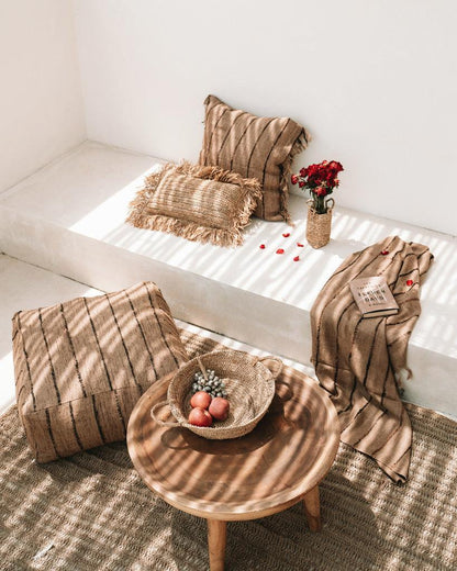 livinglovely.nl - De Raffia Mand - Naturel - L - Mand - Bazar Bizar - livinglovely.nl