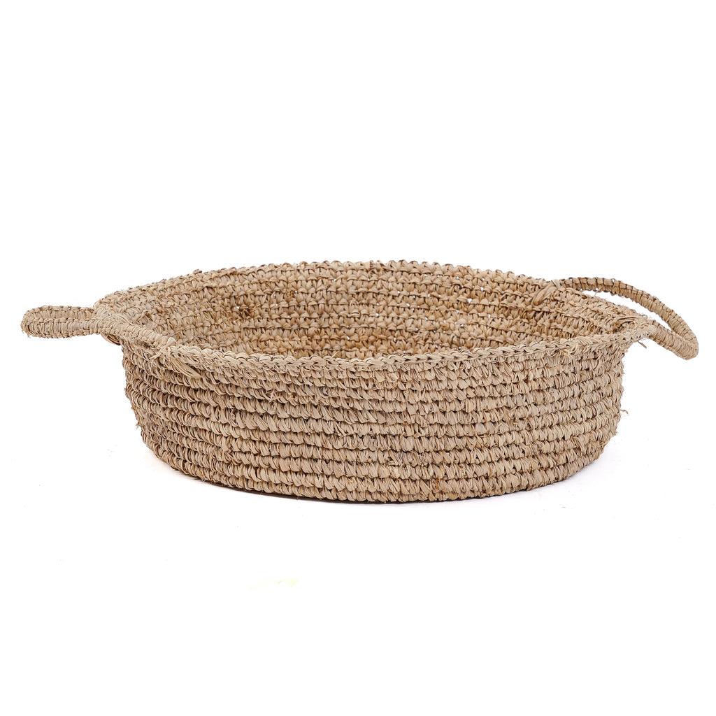 livinglovely.nl - De Raffia Mand - Naturel - L - Mand - Bazar Bizar - livinglovely.nl