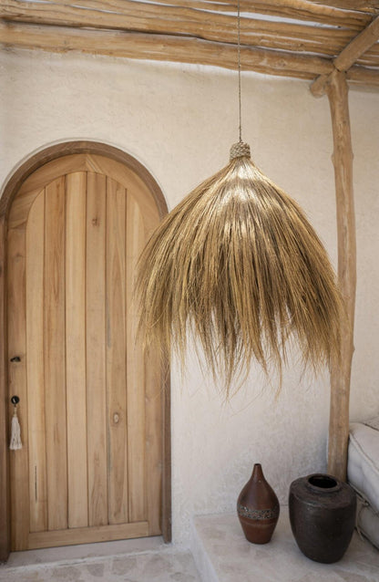 livinglovely.nl - De Rayung Hut Hanglamp - Naturel - L - Hanglamp - Bazar Bizar - livinglovely.nl