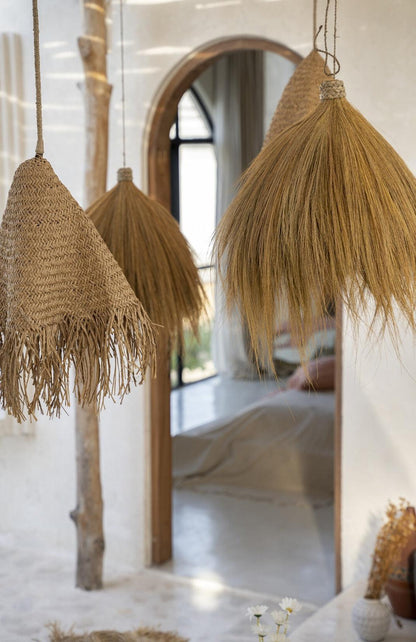 livinglovely.nl - De Rayung Hut Hanglamp - Naturel - L - Hanglamp - Bazar Bizar - livinglovely.nl