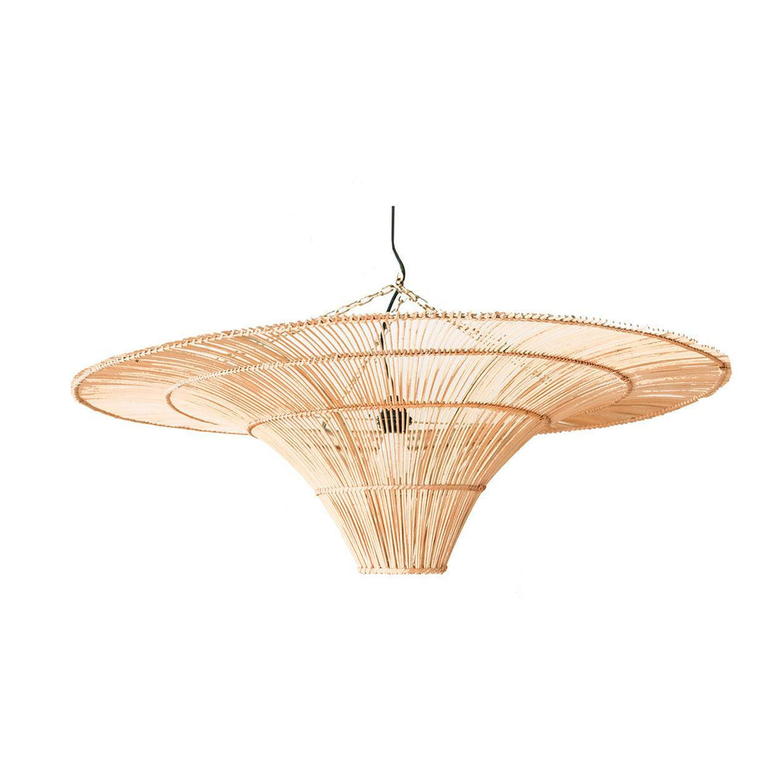 livinglovely.nl - De Sky Hanglamp - Naturel - XL - Hanglamp - Bazar Bizar - livinglovely.nl