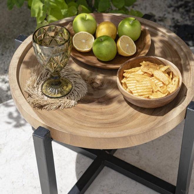 livinglovely.nl - De Teak Root Snack Kom - M - Kom - Bazar Bizar - livinglovely.nl