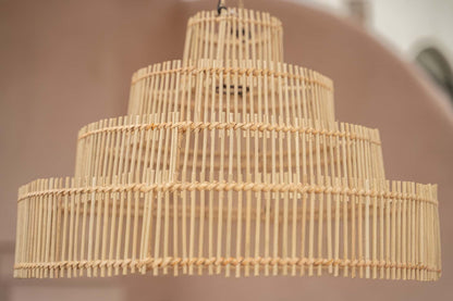 livinglovely.nl - De Wedding Cake Hanglamp - Naturel - M - Hanglamp - Bazar Bizar - livinglovely.nl