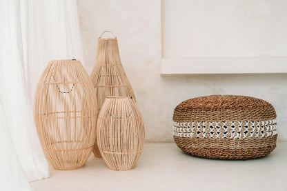 livinglovely.nl - De Zuri Hanglamp - Naturel - Small - Hanglamp - Bazar Bizar - livinglovely.nl