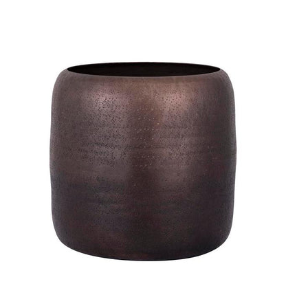 livinglovely.nl - Djace Copper aluminum pot round SV3 - Pot - PTMD - livinglovely.nl