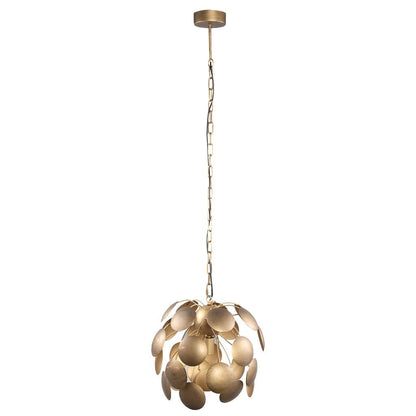 livinglovely.nl - Dotta Ronde Hanglamp - H146 x Ø50 cm - Metaal - Koper PTMD - Hanglamp - PTMD - livinglovely.nl