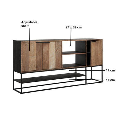 livinglovely.nl - DTP Home Cosmo Dressoir No 1 Large 205cm - Dressoir - DTP Home - livinglovely.nl