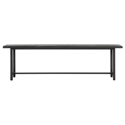 livinglovely.nl - DTP Home Eetkamerbank Timeless Black Beam 165cm - Eetkamerbank - DTP Home - livinglovely.nl