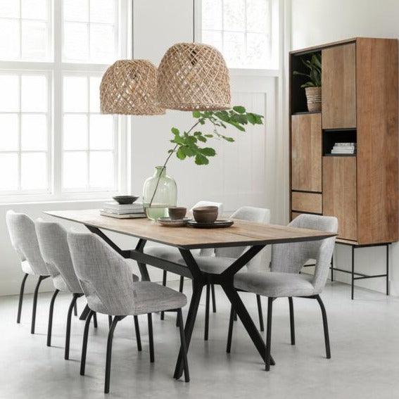 livinglovely.nl - DTP Home Eettafel Metropole 225cm - Eetkamertafel - DTP Home - livinglovely.nl