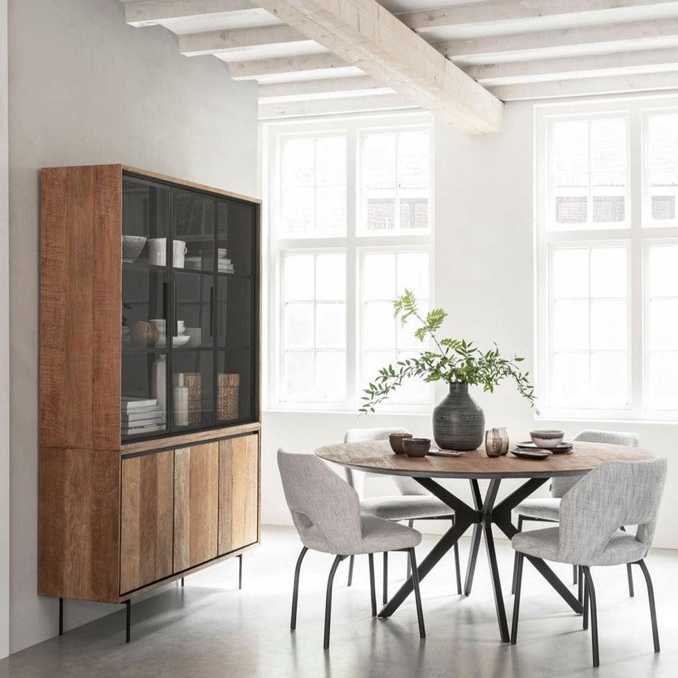 livinglovely.nl - DTP Home Eettafel Metropole dia 160cm - Eetkamertafel - DTP Home - livinglovely.nl