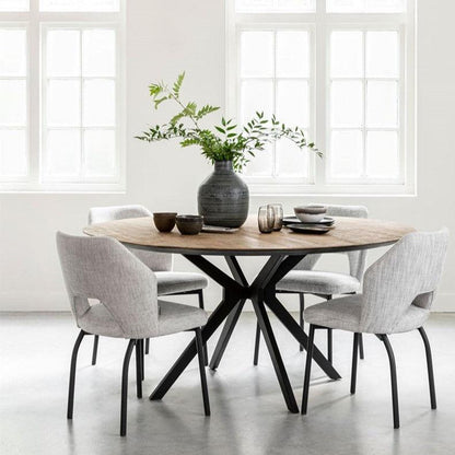 livinglovely.nl - DTP Home Eettafel Metropole dia130cm - Eetkamertafel - DTP Home - livinglovely.nl