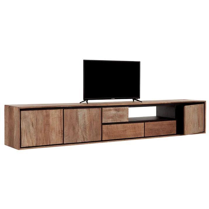 livinglovely.nl - DTP Home Hangend TV Meubel Metropole Extra Large 235cm - TV meubel - DTP Home - livinglovely.nl