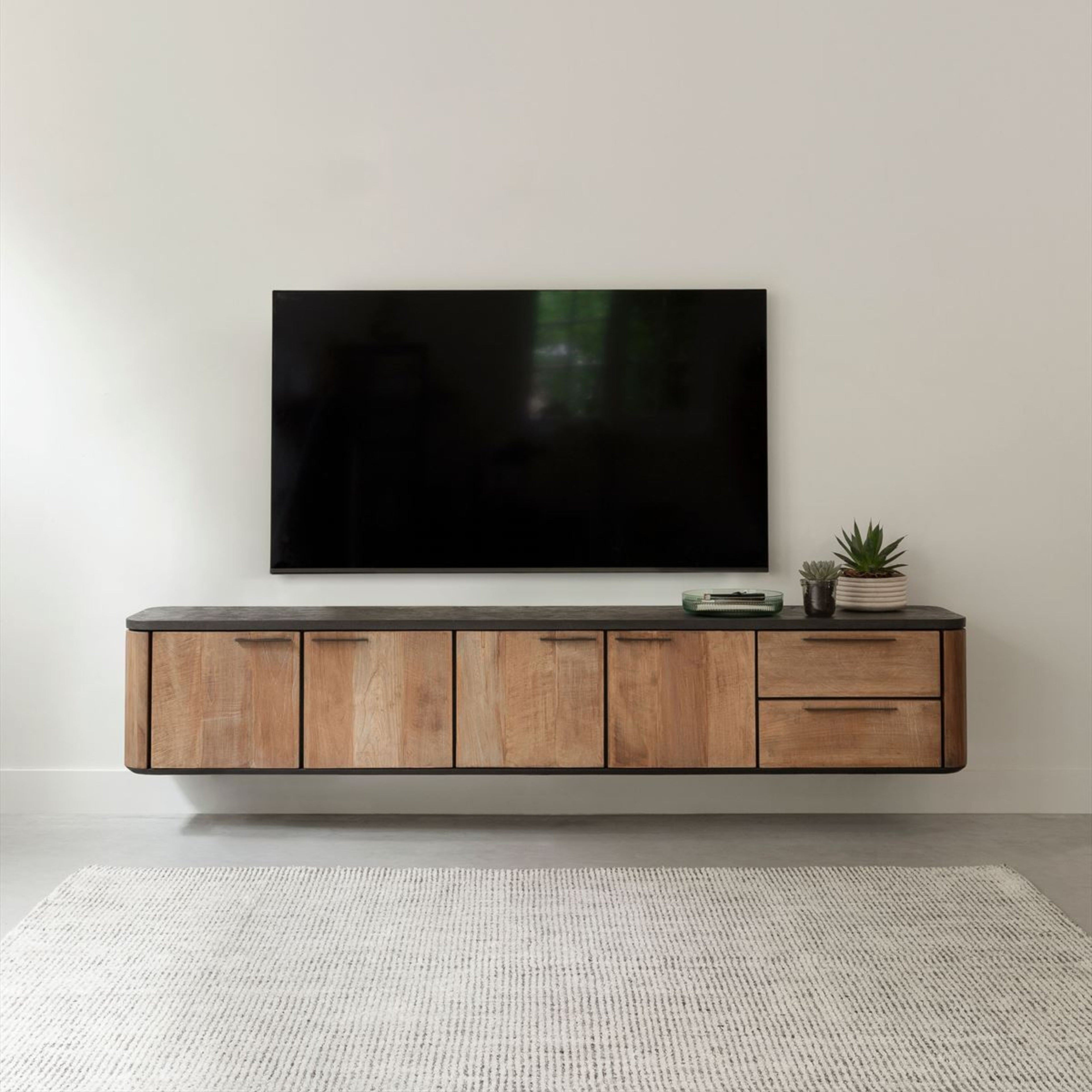 livinglovely.nl - DTP Home Hangend TV-meubel Soho Large 230cm - TV meubel - DTP Home - livinglovely.nl