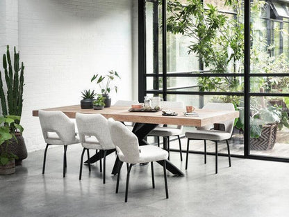 livinglovely.nl - DTP Home Masterpiece Eettafel Lincoln 220cm - Eetkamertafel - DTP Home - livinglovely.nl