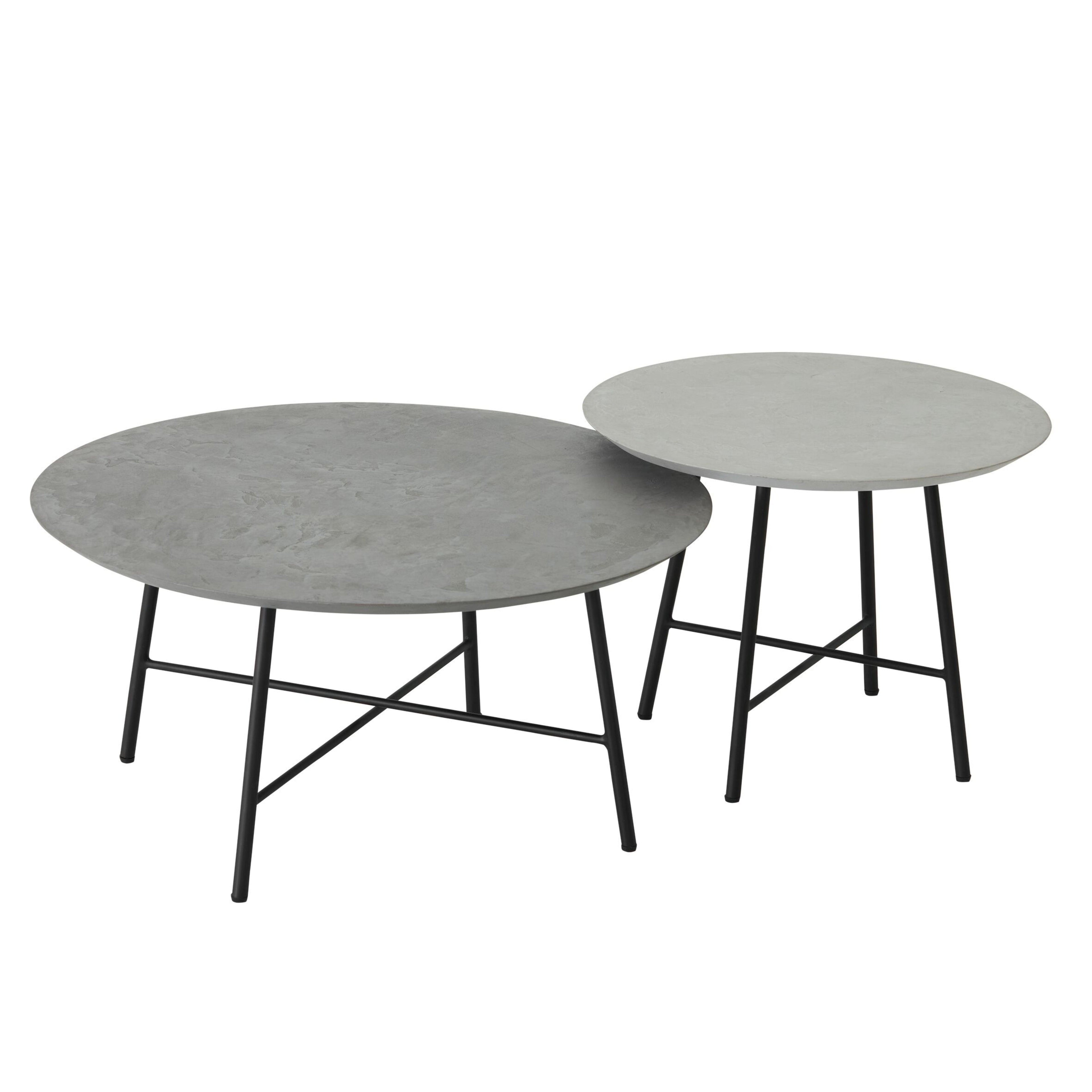 livinglovely.nl - DTP Home salontafel Delta Air Frost / Dusk Set van 2 - Salontafel - DTP Home - livinglovely.nl