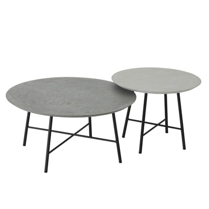 livinglovely.nl - DTP Home salontafel Delta Air Frost / Dusk Set van 2 - Salontafel - DTP Home - livinglovely.nl