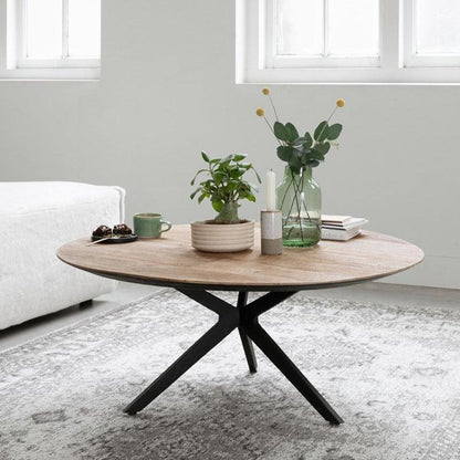 livinglovely.nl - DTP Home Salontafel Metropole Rond 90cm - Salontafel - DTP Home - livinglovely.nl