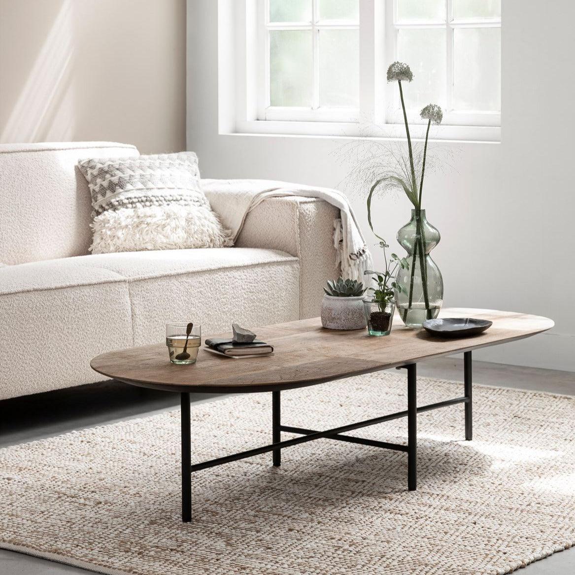 livinglovely.nl - DTP Home Salontafel Soho Naturel 150cm - Salontafel - DTP Home - livinglovely.nl