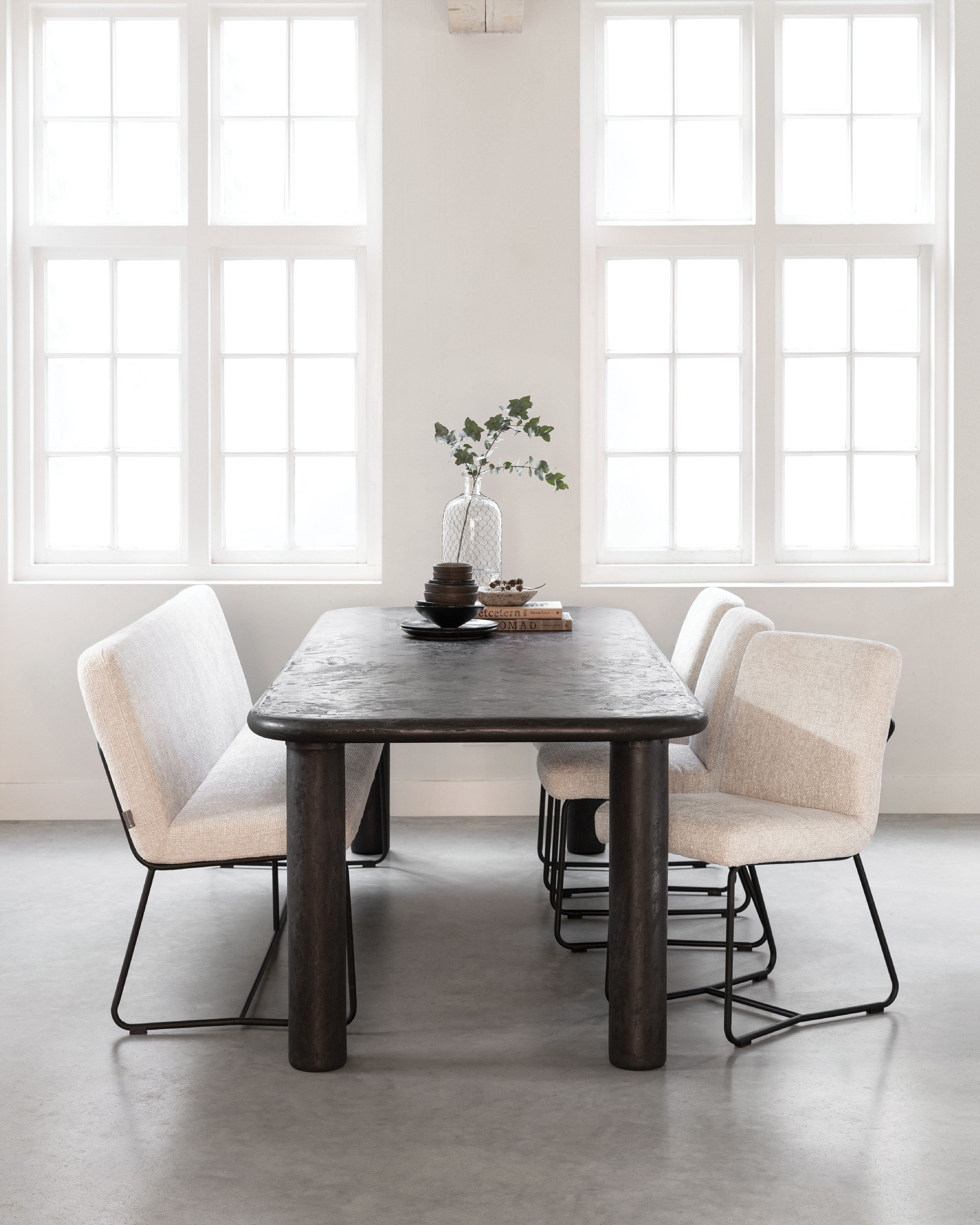 livinglovely.nl - DTP Home Scala Eettafel Rechthoek Clio Pepper 260cm - Eetkamertafel - DTP Home - livinglovely.nl