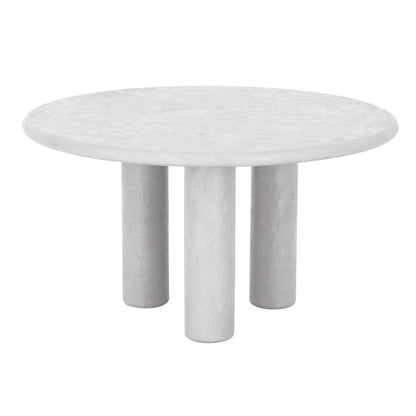 livinglovely.nl - DTP Home Scala Eettafel Rond Clio Chalk Ø140cm - Eetkamertafel - DTP Home - livinglovely.nl