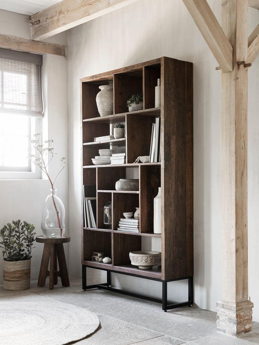 livinglovely.nl - DTP Home Timber Boekenrek 210x120cm - Boekenkast - DTP Home - livinglovely.nl