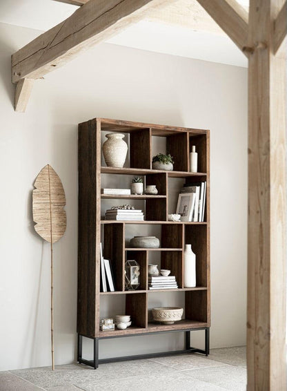 livinglovely.nl - DTP Home Timber Boekenrek 210x120cm - Boekenkast - DTP Home - livinglovely.nl