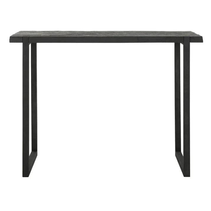 livinglovely.nl - DTP Home Timeless Black Bat Tafel Beam 110cm - Bartafel - DTP Home - livinglovely.nl